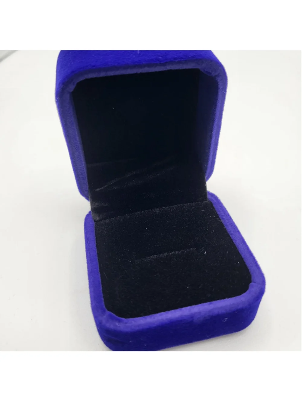 Set of 12 Royal Blue Velvet Ring Boxes – Hinged Jewelry Gift Display Boxes -NWOT